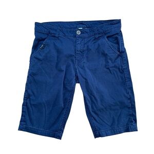 4/$25 Guess Navy Blue Chino Shorts Boys Size 14 Semi-Formal School Uniform Prep